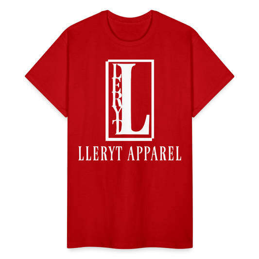 "Lleryt Apparel Logo" T-Shirt (Red) - red